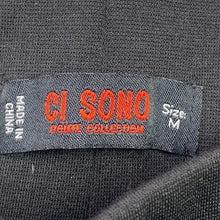 Load image into Gallery viewer, Ci Sono Pants Womens Medium Black Lace Up Gothcore Punk Rock Streetwear Pull On
