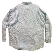 Load image into Gallery viewer, Tommy Bahama Shirt Mens Large Indigo Palms Linen Light Blue Beachy Costal
