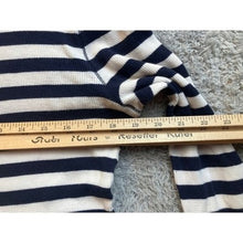 Load image into Gallery viewer, Ralph Lauren Shirt Womens Large Striped Hooded Waffle Knit Preppy Academia
