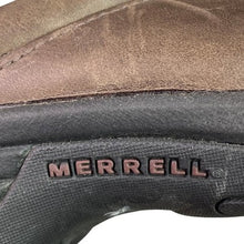 Load image into Gallery viewer, Merrell Clogs Women 6 Brown Leather Mules Shoes Slip On Comfort Everyday
