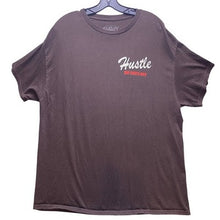 Load image into Gallery viewer, Hustle No Days Off Shirt Mens Extra Large Brown Skeleton Spell Out Streetwear
