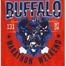 Load image into Gallery viewer, Buffalo Marathon Hoodie Mens Medium Athletic Running Race Work Out Spell Out

