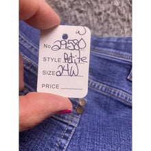 Load image into Gallery viewer, Lee Jeans Womens 24W Petite Comfort Waistband Stretch Denim Blue Momcore
