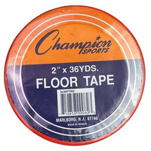Load image into Gallery viewer, Champion Sports Red Floor Tape 2 x 36 Yards Gym Court Marking 2x36FTRD - 5 Rolls
