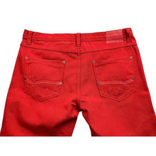 Load image into Gallery viewer, Parish Nation Jeans Mens 40x30 Red Denim Y2K Baggy Hip Hop Skate Streetwear
