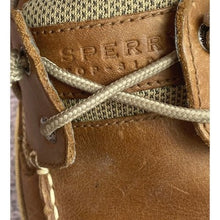Load image into Gallery viewer, Sperry Top-Sider Loafers Mens 11M Tan Leather Boat Shoes Preppy Career Everyday
