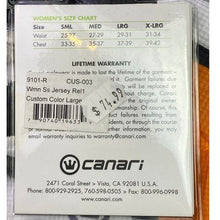 Load image into Gallery viewer, Canari Cycling Jersey Womens Large Texas Racing Athleisure Athletic Full Zip NWT
