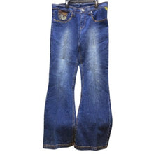 Load image into Gallery viewer, Makavelic Jeans Womens 11 Vintage Y2K Baggy Hip Hop Tupac Beaded Embellished
