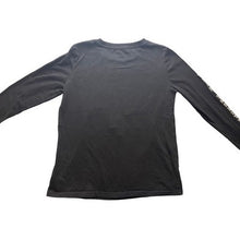 Load image into Gallery viewer, Wu-Tang Protect Ya Neck Shirt Womens Medium Black Champion Spell Out Glitter
