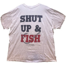 Load image into Gallery viewer, Cozumel Shirt Mens 2XL Shut Up &amp; Fish Large Spell Out Outdoors Fishing Beachy
