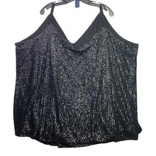 Load image into Gallery viewer, Torrid Cami Womens 6X Sophie Black Sequin Festival Mature Career Streetwear NWT
