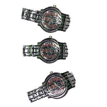 Load image into Gallery viewer, Techno King Watch Mens Iced Hip Hop Crystals Stainless Steel Water Resistant
