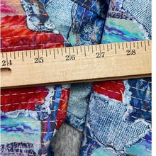 Load image into Gallery viewer, NOVA MEN Jacket Mens 2XL Patchwork Abstract Buttons Grunge Outdoors Streetwear
