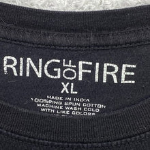Load image into Gallery viewer, Ring of Fire Shirt Mens Extra Large Grunge Distressed American Flag Streetwear
