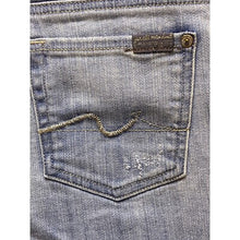 Load image into Gallery viewer, 7 For All Mankind Jeans Womens 26 Distressed Denim Pants Ripped Light Wash
