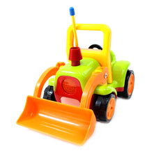 Load image into Gallery viewer, 4&quot; Cartoon RC Construction Truck Remote Control Toy For Toddlers (Green)
