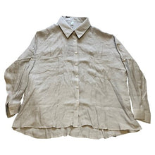 Load image into Gallery viewer, Diosun Shirt Womens Extra Large Oversized Button-Down Rayon Boxy Flowy Beach NWT
