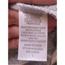 Load image into Gallery viewer, Market &amp; Spruce Sweater Womens Large Striped Open Front Cardigan Rayon Cosy Soft
