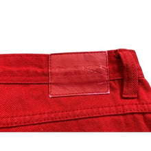 Load image into Gallery viewer, Parish Nation Jeans Mens 40x30 Red Denim Y2K Baggy Hip Hop Skate Streetwear
