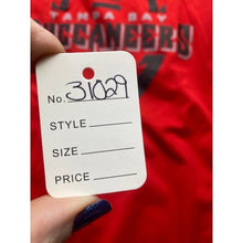 Load image into Gallery viewer, Tampa Bay Buccaneers Shirt Mens Medium Dri Fit NFL Football Spell Out Athleisure
