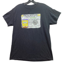 Load image into Gallery viewer, Nickelodeon Spongebob Squarepants Shirt Women Medium Spell Out Streetwear
