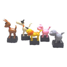 Load image into Gallery viewer, Vintage Push Button Puppets Farm Animal Cow Pig Sheep Donkey Collectible Toy (5)

