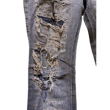 Load image into Gallery viewer, Free People Jeans Womens 27 Distressed Destroyed Grunge Straight Leg High Rise
