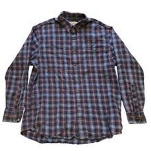 Load image into Gallery viewer, Duluth Trading Shirt Mens Large Tall Flannel Relaxed Fit Plaid Button Up
