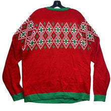Load image into Gallery viewer, Holiday Time Sweater Mens Extra Large Ugly Christmas Cow Graphic Fair Isle
