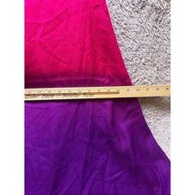 Load image into Gallery viewer, L TOMEN Shawl Womens Ombre Cape Fringe Pink Purple Viscose Blend NWT
