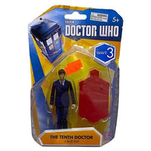 Load image into Gallery viewer, BBC Doctor Who The Tenth Doctor Action Figure in Blue Suit Wave 3 Collectible
