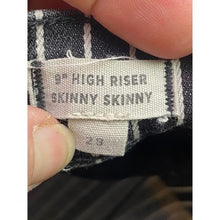 Load image into Gallery viewer, Madewell Jeans Womens 28 High Rise Skinny Stripe Preppy Acadmia Streetwear
