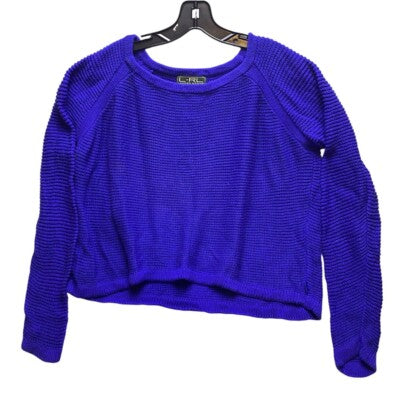 Lauren Ralph Lauren Sweater Womens Extra Large Periwinkle Academia Pullover