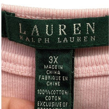 Load image into Gallery viewer, Ralph Lauren Shirt Womens 3XL Pink Mature Minimalist Career Everyday Streetwear
