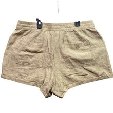 Load image into Gallery viewer, GAP Shorts Womens Large Linen Blend Drawstring Beachy Coastal Minimalist
