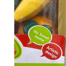 Load image into Gallery viewer, Cutting Fruit Magnetic Toy Playset Kitchen Pretend Play Sensory
