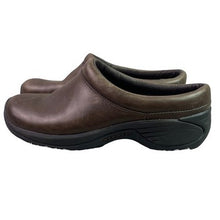 Load image into Gallery viewer, Merrell Clogs Women 6 Brown Leather Mules Shoes Slip On Comfort Everyday
