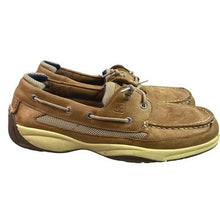 Load image into Gallery viewer, Sperry Top-Siders Mens 12M Tan Leather Boat Shoe Loafers Preppy Everyday
