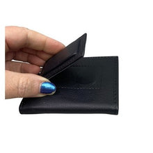Load image into Gallery viewer, Paul Taylor Wallet Black Genuine Leather Money Clip Front Pocket MC-9 Magnetic3
