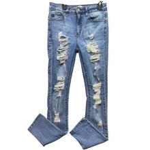 Load image into Gallery viewer, KanCan Jeans Womens 27 Distressed Destroyed Ripped Skinny Grunge Streetwear
