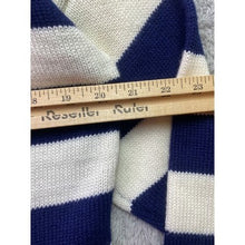 Load image into Gallery viewer, Ugly Christmas Sweater Womens Large Stripes Festival Pull Over Gingerbread
