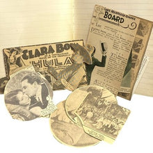 Load image into Gallery viewer, Vintage Scrapbook Movie Stars Charles Lindbergh Mary Pickford Garbo Valentino
