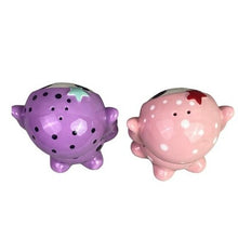 Load image into Gallery viewer, Furrybones Salt Pepper Shakers Set Octopus Skull Kitchen Decor NIB
