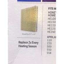 Load image into Gallery viewer, Honeywell Home Humidifier Pad HC22P Antimicrobial Replacement 9.5" x 10"
