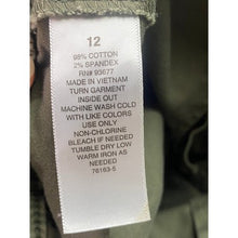 Load image into Gallery viewer, ANA Pants Womens 12 Wide Leg Khaki High Waist Career Everyday Streetwear
