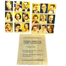 Load image into Gallery viewer, 1932 National Screen Stars Stamp Collection 18 William Boyd Hopalong Cassidy
