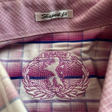 Load image into Gallery viewer, Bugatchi Shirt Mens Large Plaid Preppy Academia Career Office Everyday
