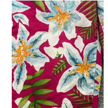 Load image into Gallery viewer, Billblass Pants Womens 14 Bloomcore AOP Capri Cropped Beachy Coastal Mature
