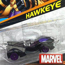 Load image into Gallery viewer, Lot of 2 Hot Wheels Marvel Hawkeye &amp; War Machine Collectible NIP
