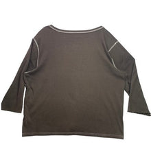 Load image into Gallery viewer, Sigrid Olsen Shirt Womens 2XL Minimalist Mature Scalloped Everyday Streetwear
